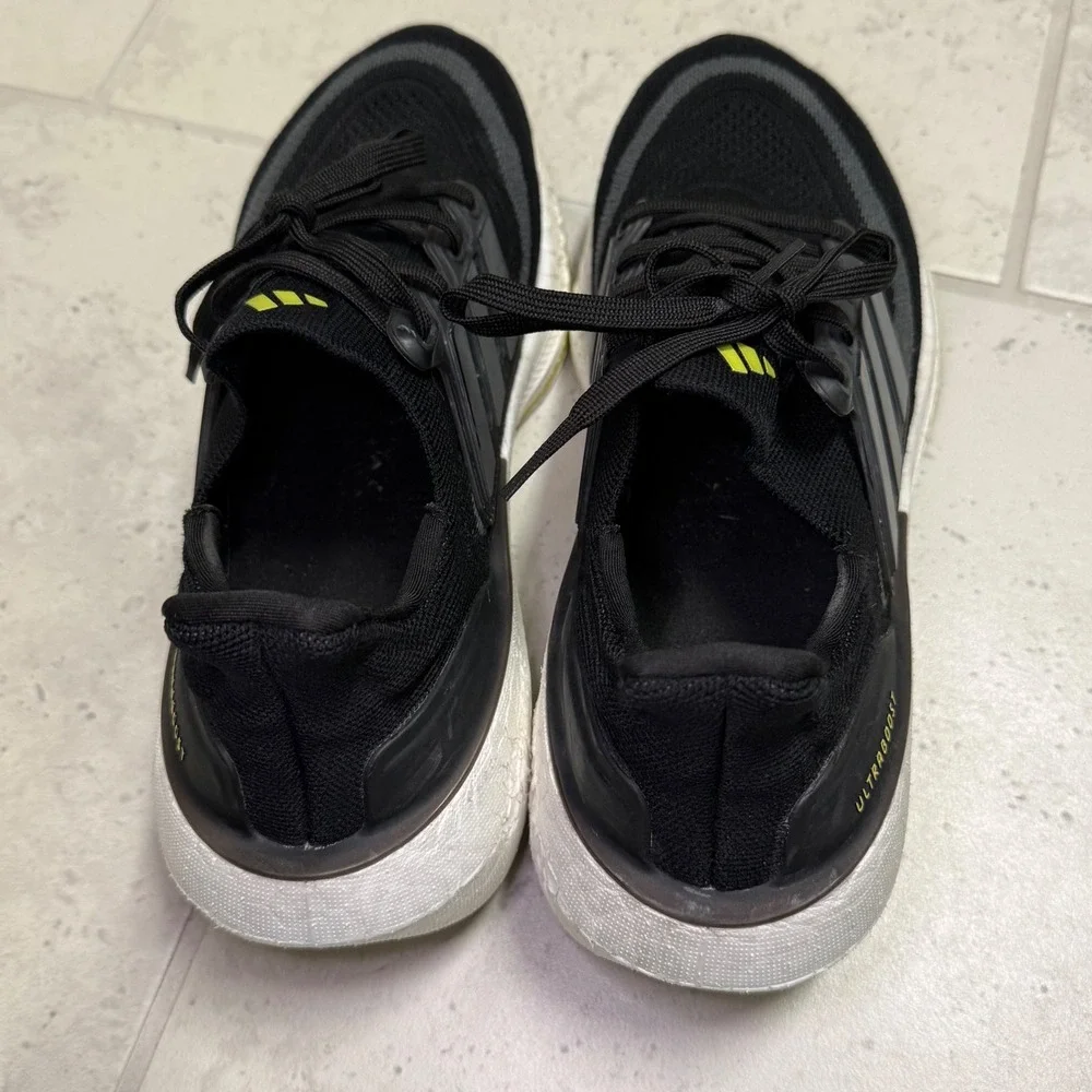 Adidas Ultraboost Light Womens Running Shoes Black Solar Yellow HQ6355 Size 8.5‎